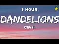 Download Lagu [1 Hour] Ruth B. - Dandelions (Lyrics)