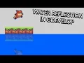 simple reflection in water in gdevelop showcase