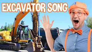 I M An Excavator Excavator Song For Toddlers Educational Songs For Kids 