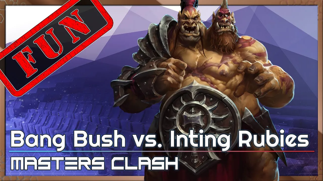 Bang Bush vs. Inting for Ruby - Masters Clash Q2 - Heroes of the Storm 2022