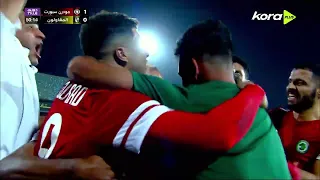 علي فوزي يسجل هدف مودرن سبورت الأول أمام المقاولون العرب   الدوري المصري           دندنها