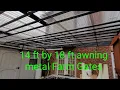 14x18 metal tractor supply farm gate awning carport cheaper and quicker than wood lightweight