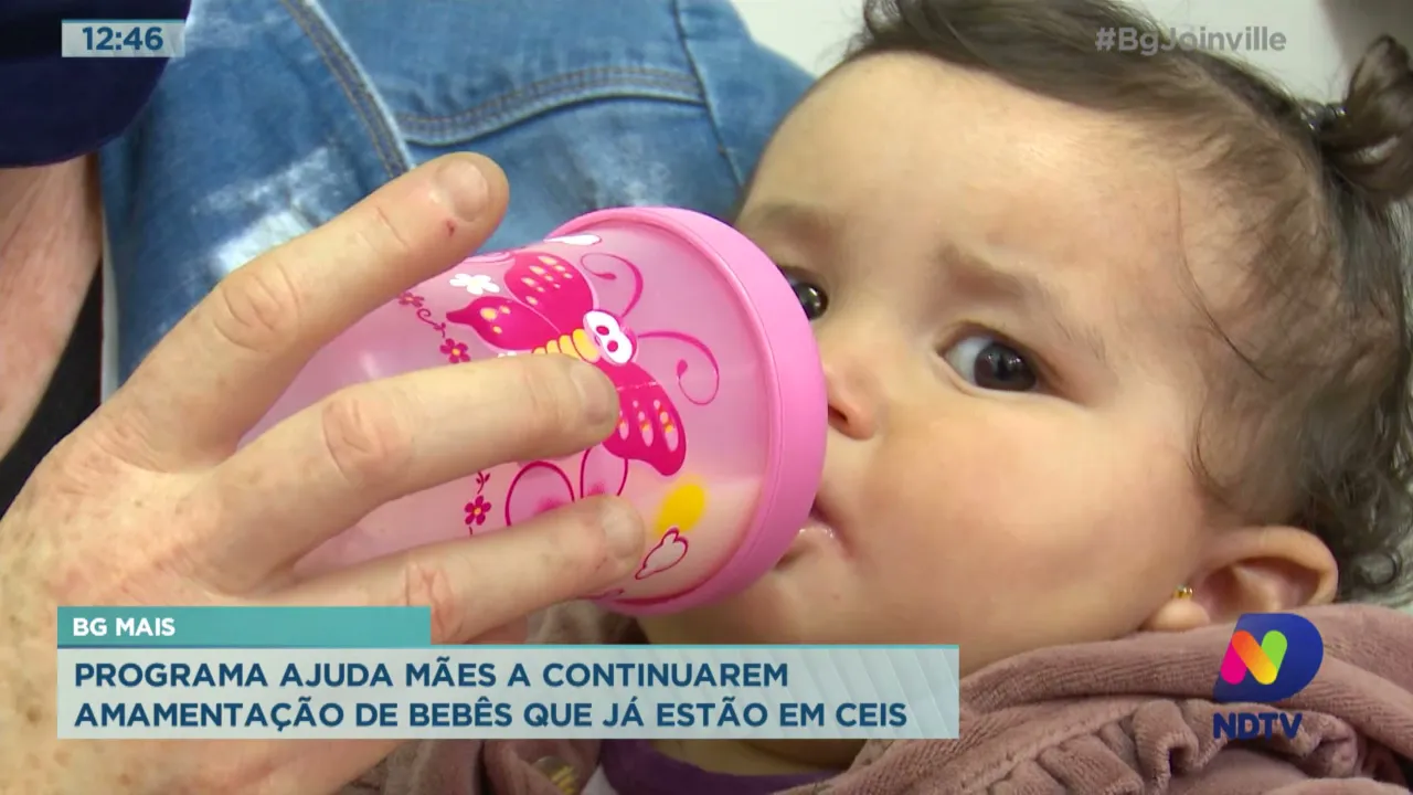 BG Mais: Programa ajuda mães a continuarem amamentação de bebês que já estão em Ceis