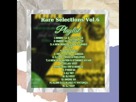 Download MP3 Rare Selections Vol.6 By Exodus Deejay (Full Mix)