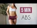 5 MIN AB BLAST - a quick intense core workout
