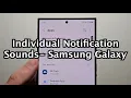Download Lagu How to Change Individual App Notification Sounds on Samsung Galaxy S24 Ultra!