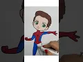 Coloring Peter Parker Spider-Man Chibi