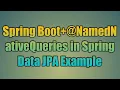 27 NamedNativeQueries in Spring Data JPA Example