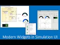 How to Use Modern UI Widgets in SysML Simulation