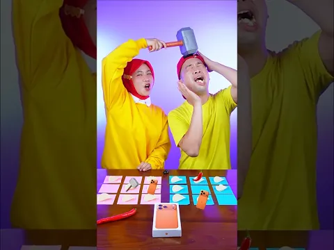 Tantangan Snack Boom🌶️📱🔨#asmr #mukbang #videolucu #challenge #videomakan