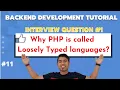 PHP Interview Question Why PHP is called Loosely Typed Language PHP Tutorial in Hindi 2020
