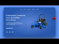 Figma Prototyping UI Animation Mower Store Website Design