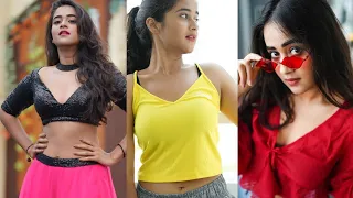 deepthi sunaina hot and cute expressions deepthisunaina shanmukh teluguhotactress malluaunty