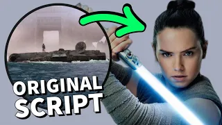 The Crazy Original Script for Star Wars The Last Jedi