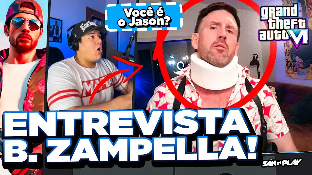 ENTREVISTA com BRYAN ZAMPELLA! - Ele é o Jason do GTA 6!? (Veja!)