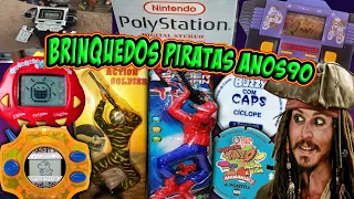BRINQUEDOS FALSOS PIRATAS ANTIGOS ANOS 90