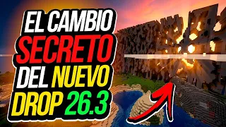 El CAMBIO SECRETO del Drop 26.3 Minecraft