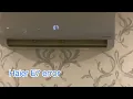 Haier Ac error E7 solved