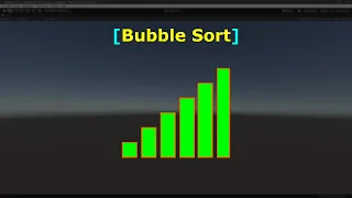 Sorting an Array using Bubble Sort C Unity Game Engine