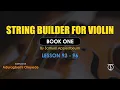 Violin Beginner s lessons - StringBuilder Book One Playing Three notes in the same Bow Stroke