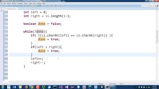 Java String Palindrome Example