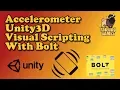 Unity Visual scripting with Bolt - Tutorial Roll a Ball with Accelerometer