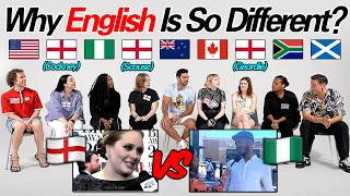9 English Speakers React to Different English Accents! | Is It the Same Language?