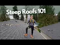 How To Work On A Steep Roof The Right Tools Tips