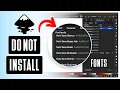 Use Fonts In Inkscape WITHOUT Installing Them