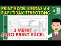 Download Lagu Cara Print Excel Full Kertas A4 Rapi Tidak Terpotong
