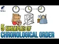 5 Examples Of Chronological Order