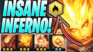 INSANE ⭐⭐⭐ INFERNO COMP (EASY WIN!) - Teamfight Tactics TFT RANKED Strategy 9.24 Patch Best Guide