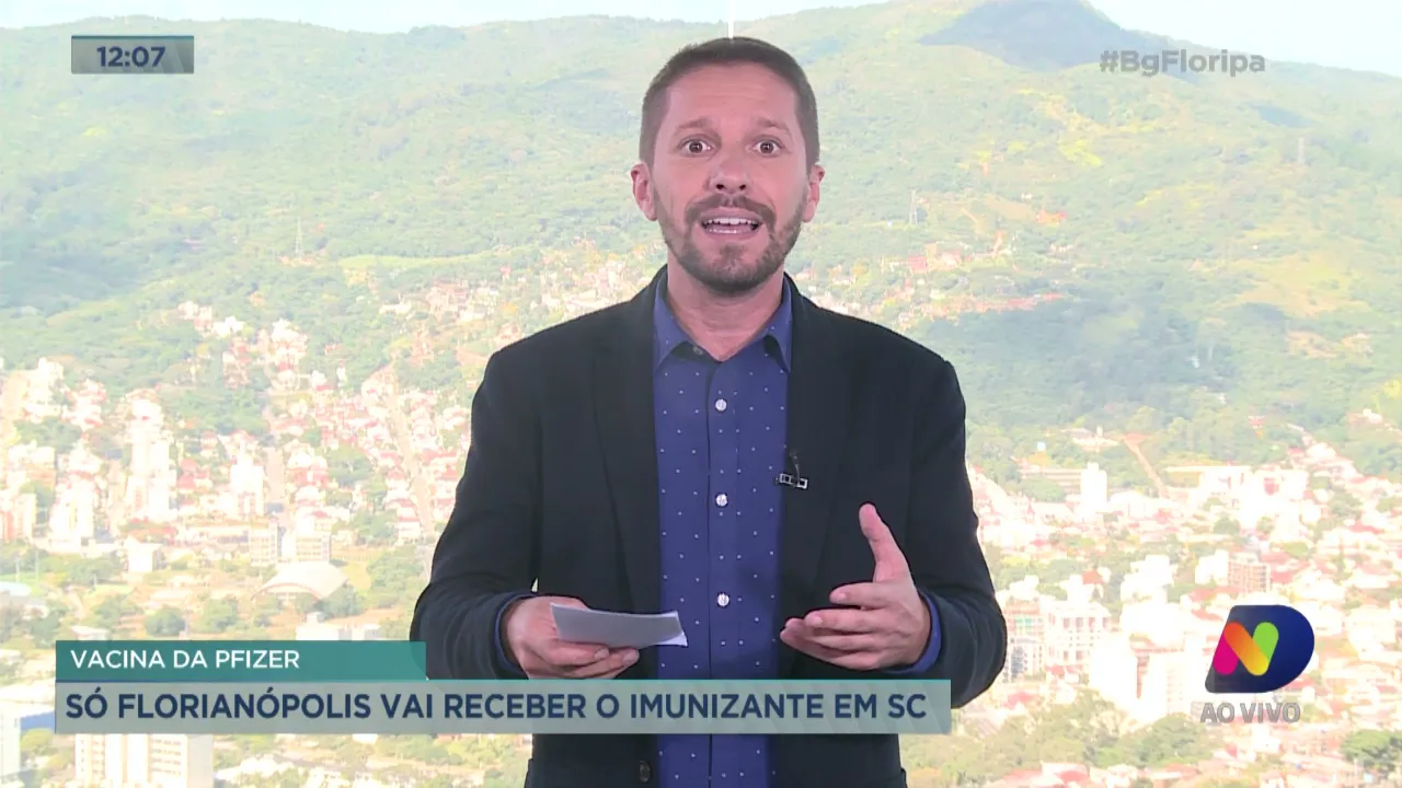 Vacina da Pfizer: só Florianópolis vai receber o imunizante em SC