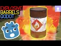 EXPLOSIVE Barrels are COOL Godot 4 Tutorial