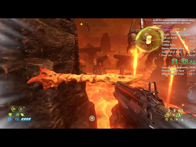 Doom Eternal Speedrun in 57:48 (Uncapped/PC)