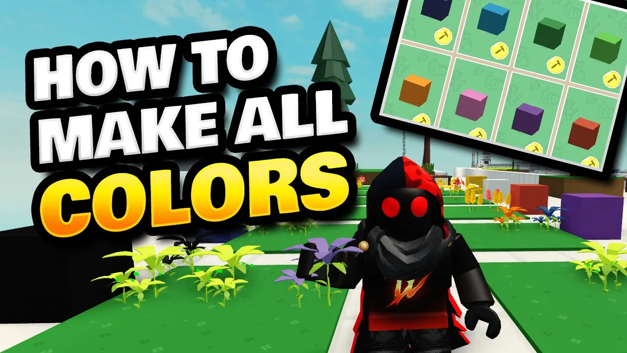 How to Make All Colors in Roblox Islands using Flowers