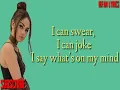 Ican swear I can joke lyrics