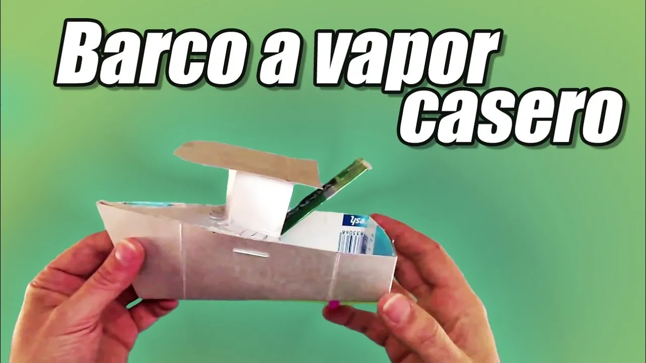 DIY BARCO a VAPORcasero o POP POP BOAT | Cómo se hace | MANUALIDADES RECICLAJE | Te Digo Cómo