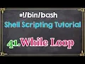 While loop Shell Scripting Tutorial for Beginners-41