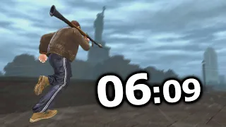 GTA IV: 0 Kills 0 Shots Sub-10 Ending SPEEDRUN
