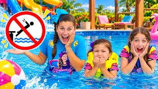 REGRAS DE CONDUTA PARA CRIANÇAS NA PISCINA - Mileninha Learn Rules of Conduct for Children in Pool