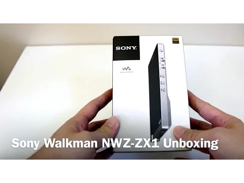 Download MP3 Sony Walkman NWZ-ZX1 Hi-Res Audio Player Unboxing