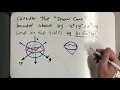 A spherical region