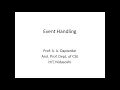 OOC Module 5 - Event Handling Part 1