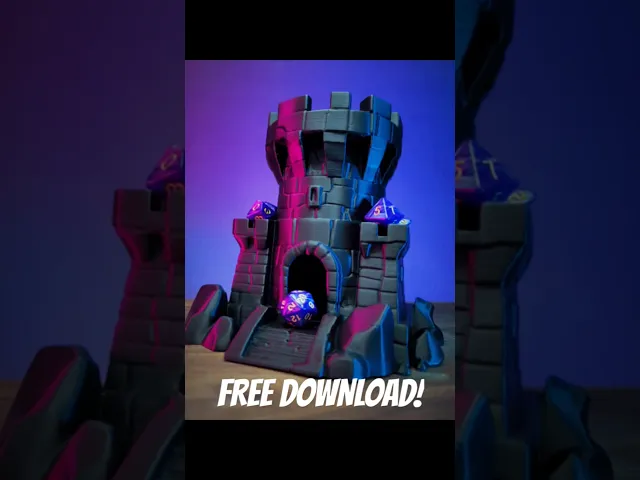 Simple Castle Dice Tower video thumbnail