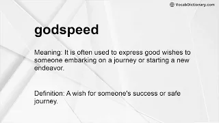 godspeed Meaning