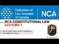 LECTURE 1 NCA CONSTITUTIONAL LAW Course June 1 Notes IRAC Tutor Studymaterial CheenuSharma
