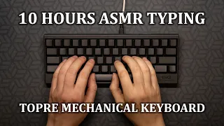 ASMR Typing Sounds For Sleeping Happy Hacking Mechanical Keyboard 10 Hours 