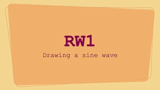 RW1-003 Drawing a sine wave