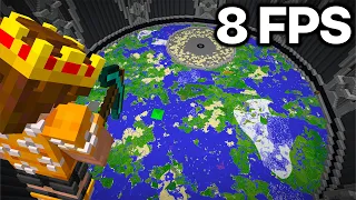 I Made the World s Largest Map in Minecraft